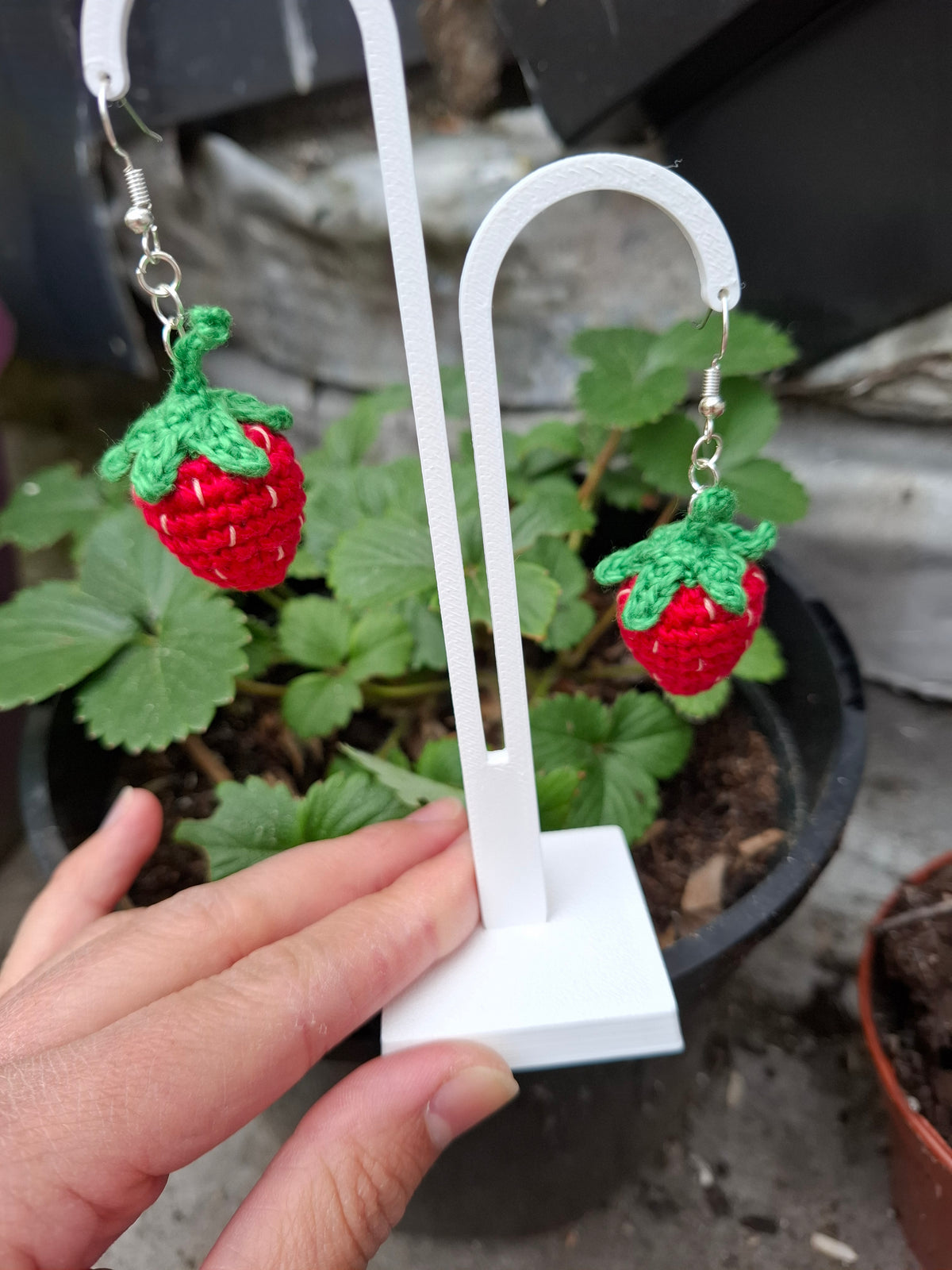 Strawberry earrings