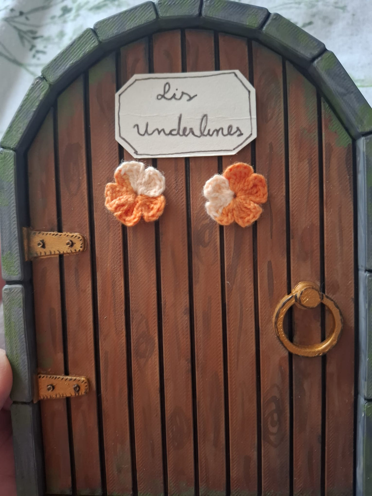 Mini chochet flower
