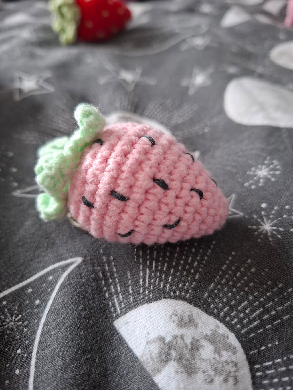 Strawberry keychain
