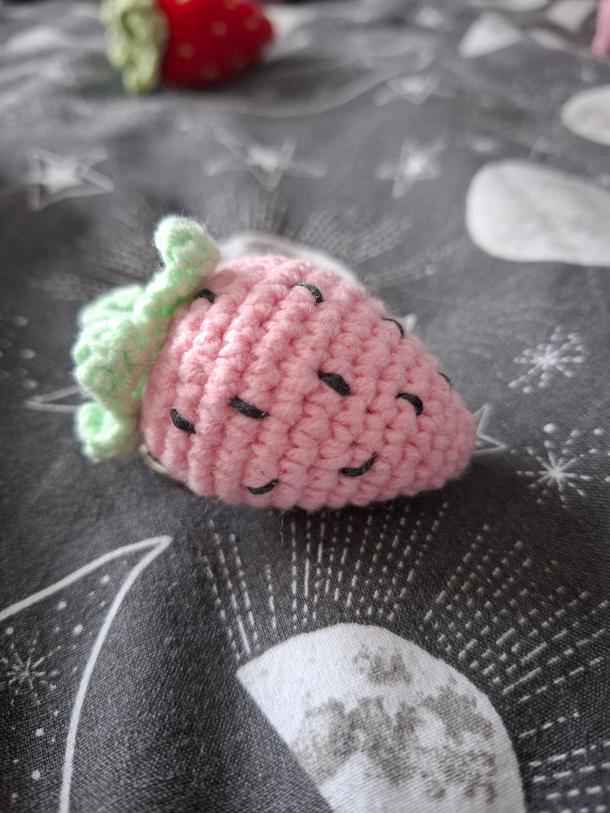 Strawberry keychain