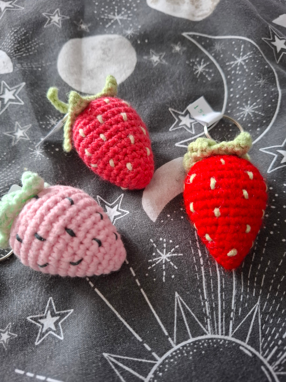 Strawberry keychain