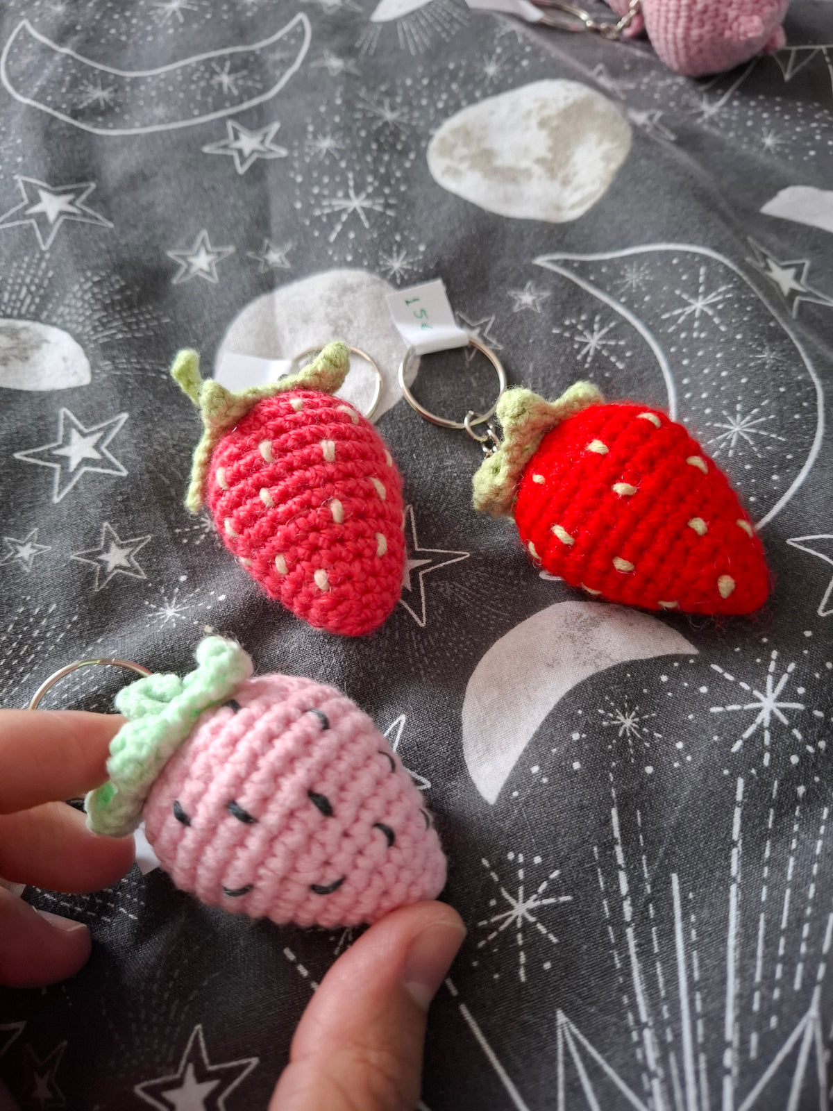 Strawberry keychain